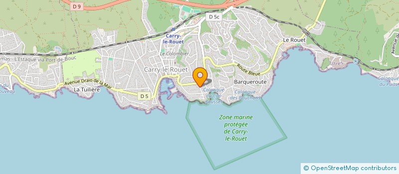 localisation de l'entreprise COURS JU LOCATIF  CARRY-LE-ROUET