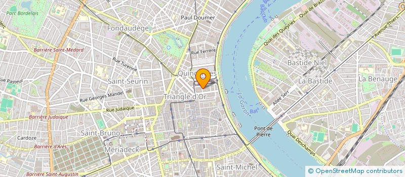 localisation de l'entreprise COURS LOUIS FARGUE  BRUGES