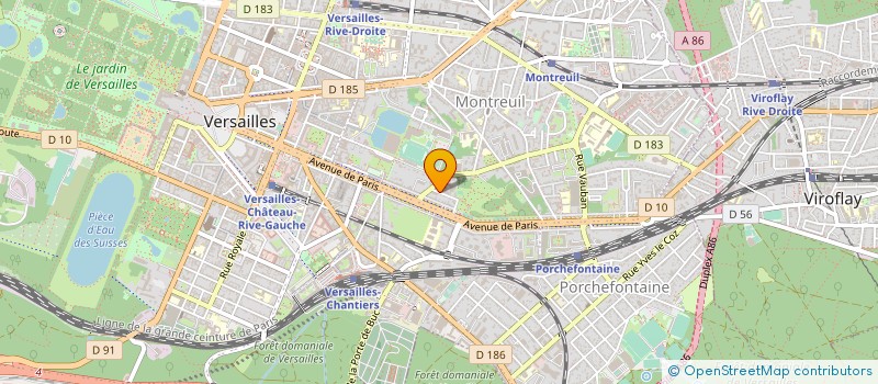 localisation de l'entreprise COURS MARIE DES LYS  SAINT-CYR-L'ECOLE