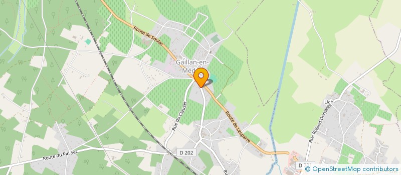 localisation de l'entreprise COURS MON MEDOC  GAILLAN-EN-MEDOC