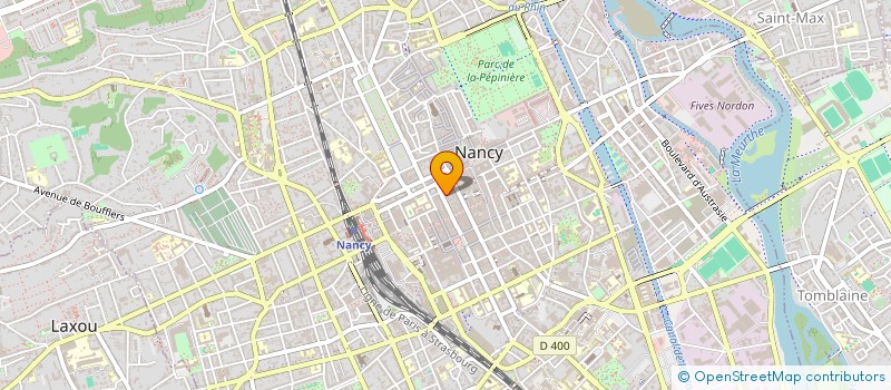 localisation de l'entreprise COURS NANCY COURS  NANCY