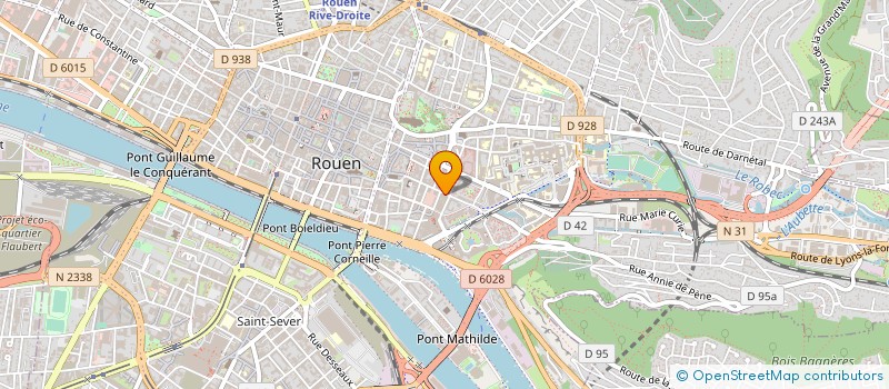 localisation de l'entreprise COURS PASTEUR à ROUEN