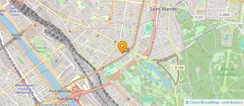 localisation de l'entreprise COURS PAUL VALERY à PARIS