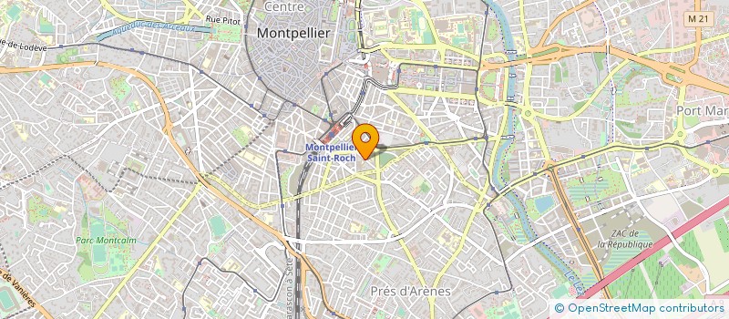 localisation de l'entreprise COURS PRIVE FRANCOIS RABELAIS à MONTPELLIER