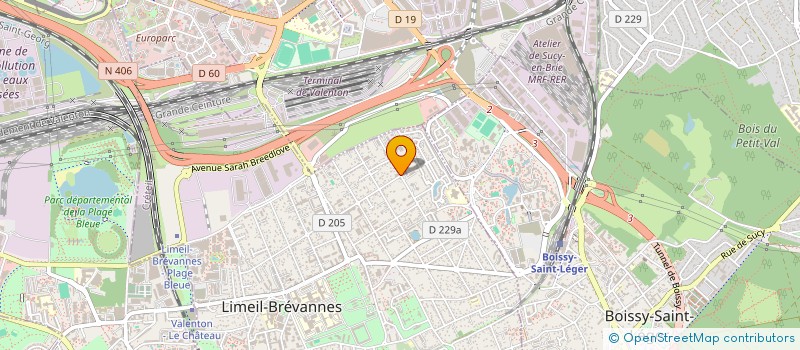 localisation de l'entreprise COURS PRIVE MONTAIGNE à LIMEIL-BREVANNES