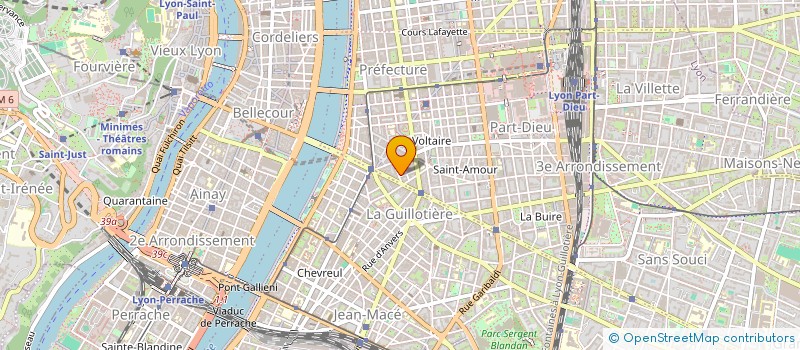 localisation de l'entreprise COURS PRIVE MONTESQUIEU à LYON