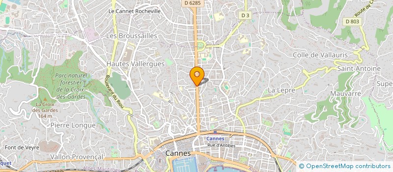 localisation de l'entreprise COURS PRIVE VICTOR HUGO à CANNES