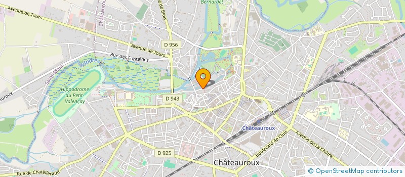localisation de l'entreprise COURS PROF PREPAR PHARMACIE à CHATEAUROUX