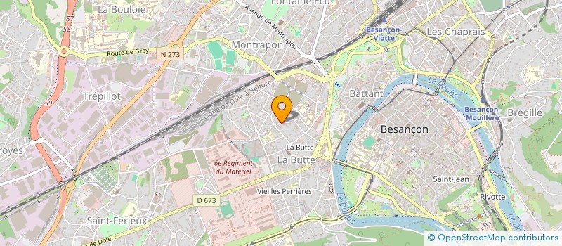 localisation de l'entreprise COURS PROFESS PREPAR PHARMACIE à BESANCON