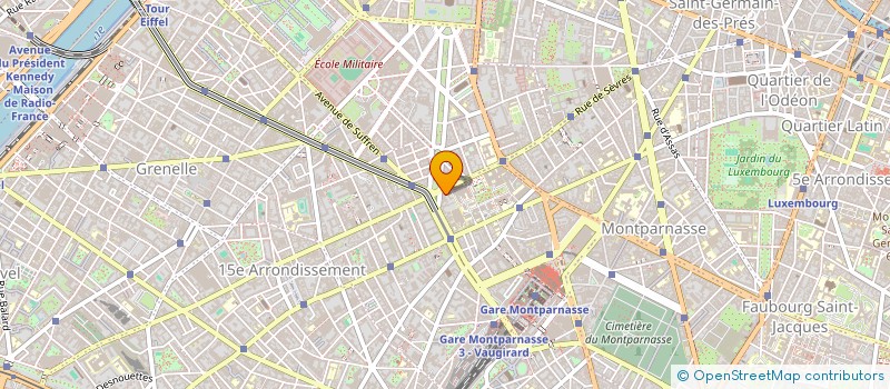 localisation de l'entreprise COURS PROFESS QUINCAILLERIE  PARIS