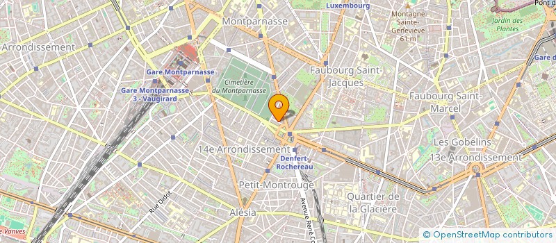 localisation de l'entreprise COURS RASPAIL à PARIS