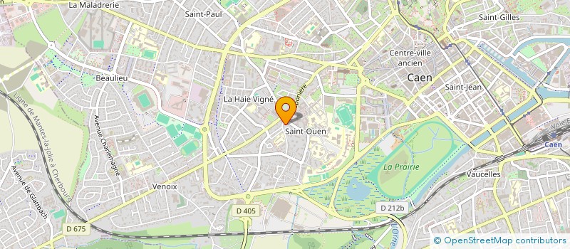 localisation de l'entreprise COURS SAINT ANDRE à CAEN