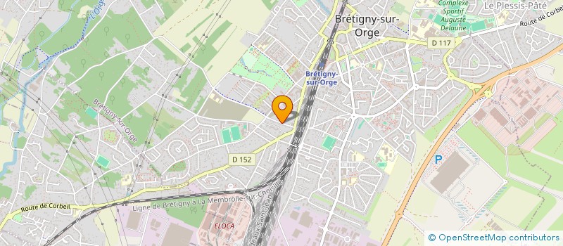 localisation de l'entreprise COURS SAINT JULIEN  BRETIGNY-SUR-ORGE