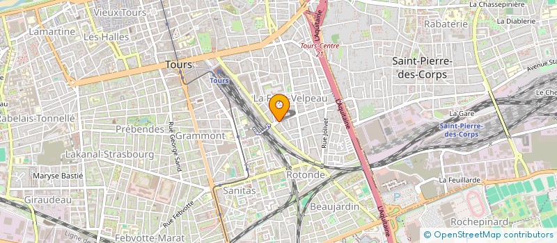 localisation de l'entreprise COURS SECONDAIRES DE TOURAINE à TOURS