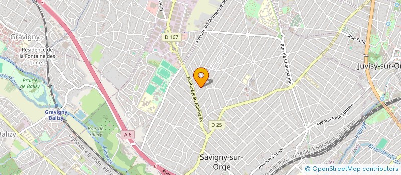 localisation de l'entreprise COURS SESAME à SAVIGNY-SUR-ORGE
