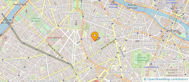 localisation de l'entreprise COURS THERESE CHAPPUIS à PARIS