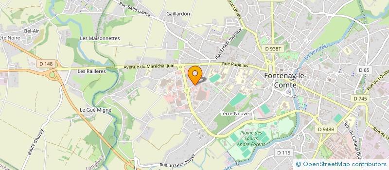 localisation de l'entreprise COURS TOUJOURS 85 à FONTENAY-LE-COMTE