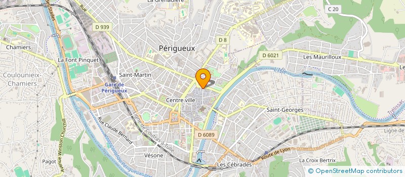 localisation de l'entreprise COURS TOURNY à PERIGUEUX