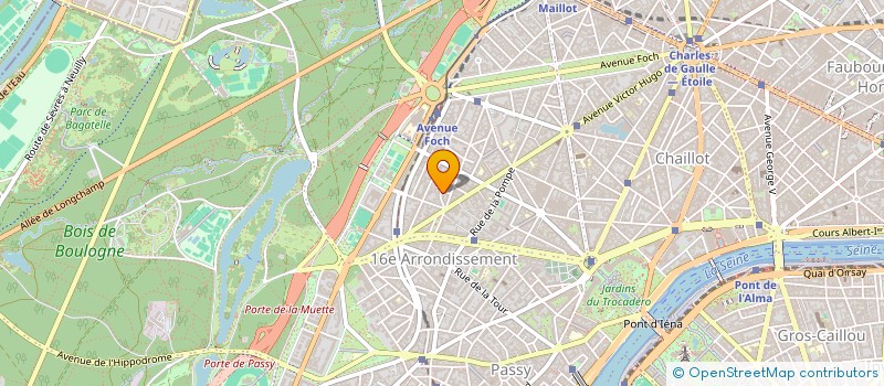 localisation de l'entreprise COURS VICTOR HUGO à PARIS