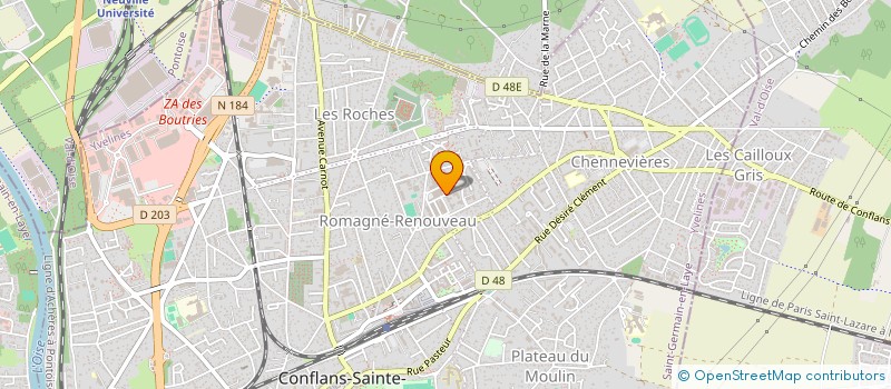 localisation de l'entreprise COURS VIVALDI  CONFLANS-SAINTE-HONORINE