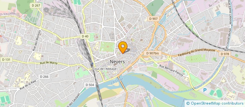 localisation de l'entreprise COURSALON à NEVERS