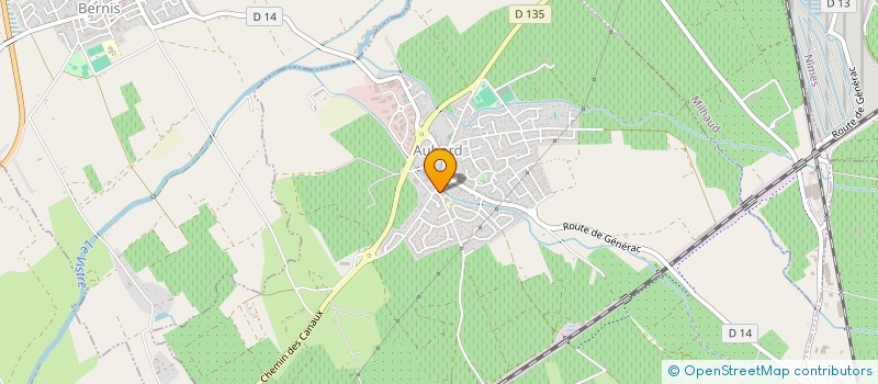 localisation de l'entreprise COURSE A PIED AUBORDOISE  AUBORD