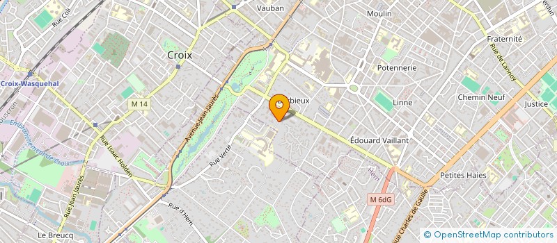 localisation de l'entreprise COURSE CROISIERE EDHEC  ROUBAIX