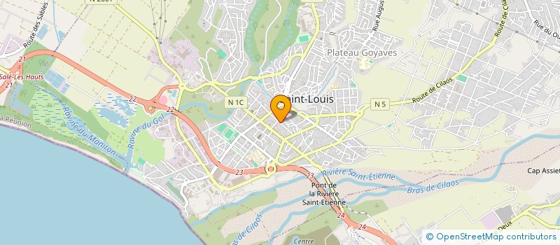 localisation de l'entreprise COURSE EXPRESS à SAINT-LOUIS