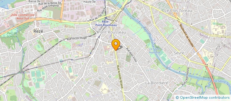 localisation de l'entreprise COURSE & MESSAGERIE à REZE