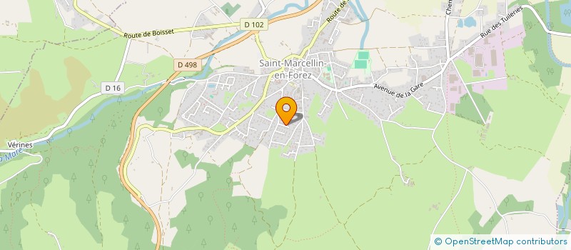 localisation de l'entreprise COURSE NATURE MARCELLINOISE  SAINT-MARCELLIN-EN-FOREZ