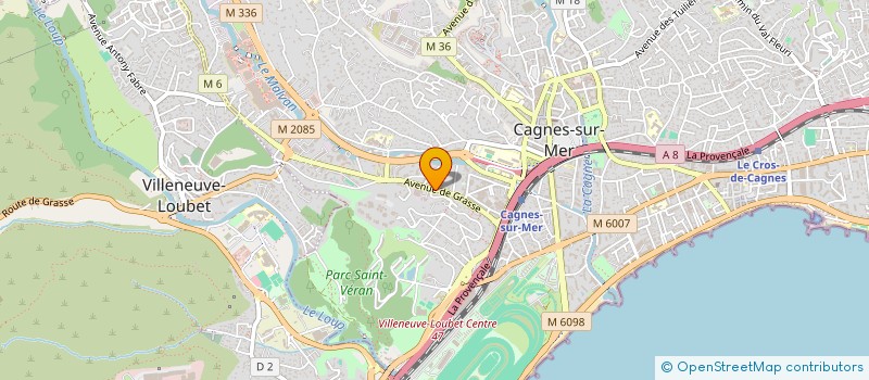localisation de l'entreprise COURSE RAPIDE INFORMATIQUE à CAGNES-SUR-MER