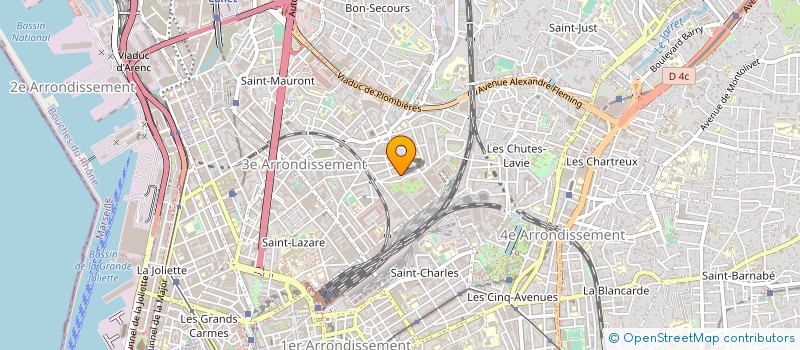 localisation de l'entreprise COURSE TRANSPORT REGULIER EXPRESS à MARSEILLE