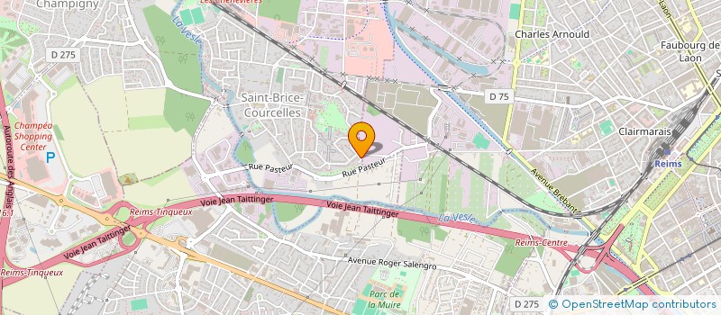 localisation de l'entreprise COURSE VIT'VIT'  SAINT-BRICE-COURCELLES