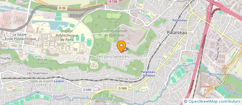 localisation de l'entreprise COURSES A DOM' à PALAISEAU