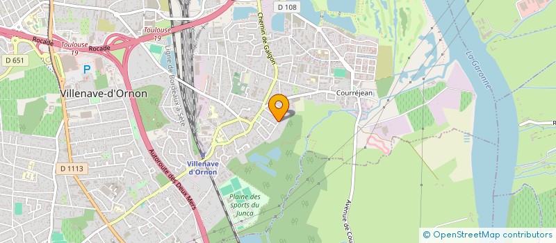 localisation de l'entreprise COURSES & COMPAGNIE  VILLENAVE-D'ORNON