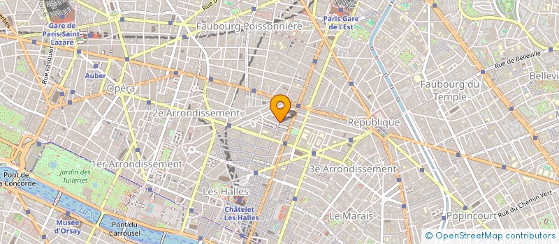 localisation de l'entreprise COURSES DISCOUNT à PARIS