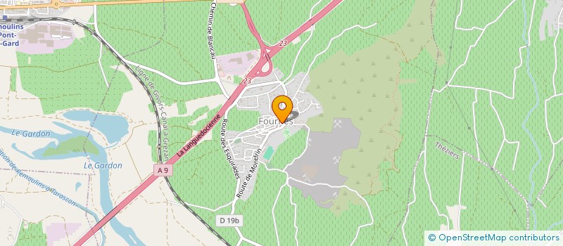 localisation de l'entreprise COURSES ET SAVEURS  FOURNES