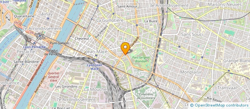 localisation de l'entreprise COURSES EURO EXPRESS à LYON