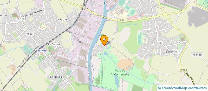 localisation de l'entreprise COURSES EXPRESS CATTEAUX  HAUBOURDIN