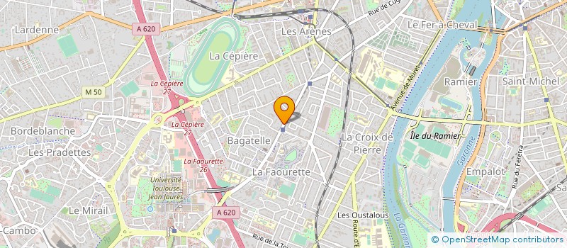 localisation de l'entreprise COURSES INTER LABORATOIRES à TOULOUSE