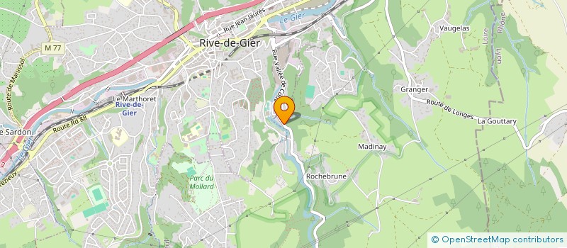 localisation de l'entreprise COURSES LOISIRS ET RANDONNEES  CHATEAUNEUF