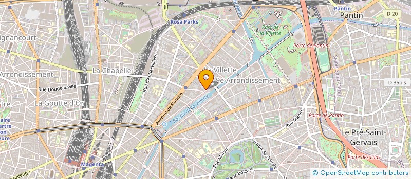 localisation de l'entreprise COURSES PARIS BANLIEUE à PARIS