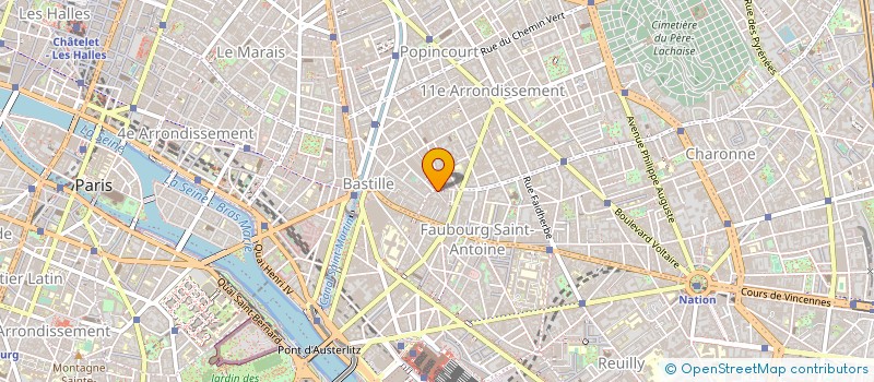localisation de l'entreprise COURSES PARIS FRET C.P.F. à PARIS