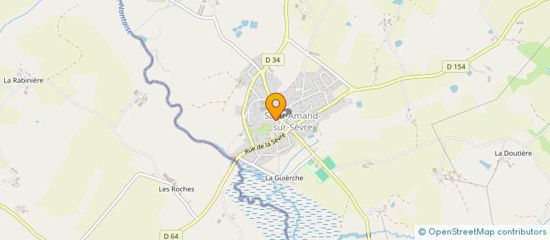 localisation de l'entreprise COURSES RAPIDES DE JONCTION EN TRANSPORT à SAINT-AMAND-SUR-SEVRE