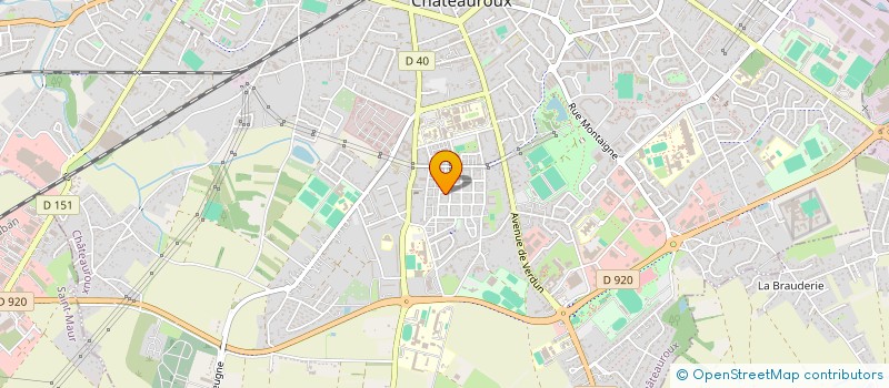localisation de l'entreprise COURSES RAPIDES EN VILLE à CHATEAUROUX
