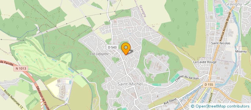 localisation de l'entreprise COURSEULLES PARTICIPATIONS  EVREUX