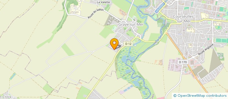 localisation de l'entreprise COURSEULLES PAUTRET  GRAYE-SUR-MER