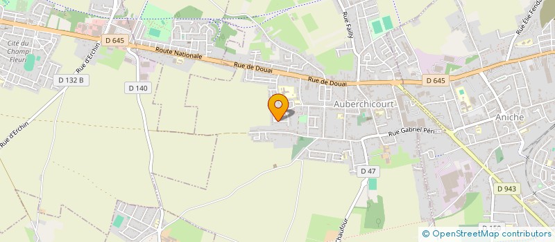 localisation de l'entreprise COURSIER  AUBERCHICOURT