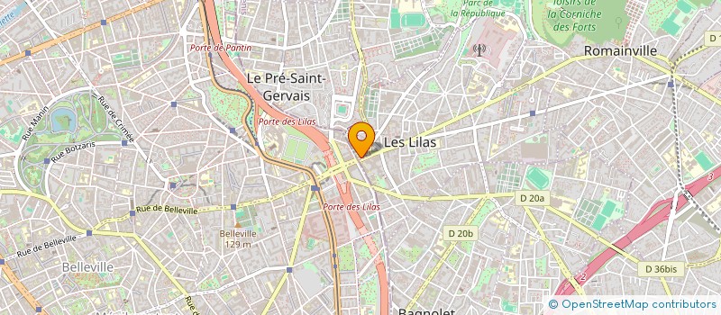 localisation de l'entreprise COURSIER PRIVES à LE PRE-SAINT-GERVAIS