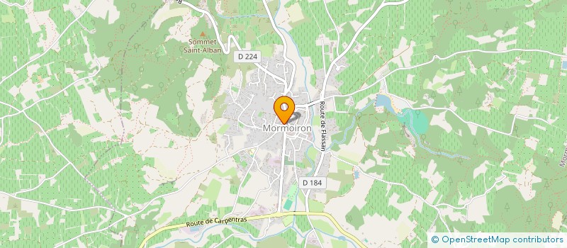 localisation de l'entreprise COURSIERS COMTADINS  VILLES-SUR-AUZON